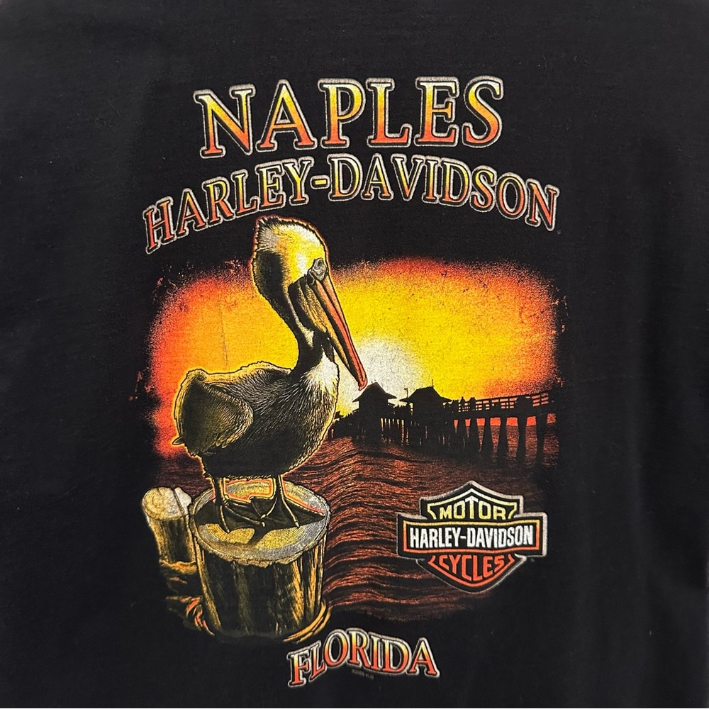 Naples Florida Moto Biker Tee L